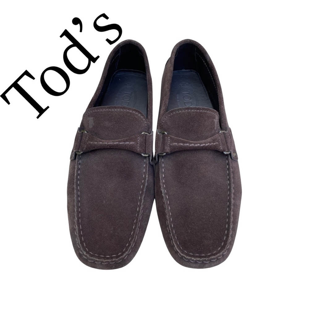 Men’s Tod’s Driver Brown Suede size 8